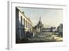 The Neue Markt in Dresden, 1747-1755-Canaletto-Framed Giclee Print