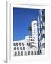 The Neuer Zollhof Building by Frank Gehry at the Medienhafen, Dusseldorf, North Rhine Westphalia-Yadid Levy-Framed Photographic Print