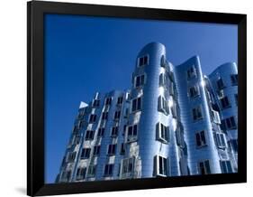 The Neuer Zollhof Building by Frank Gehry at the Medienhafen, Dusseldorf, North Rhine Westphalia-Yadid Levy-Framed Photographic Print