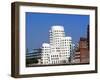 The Neuer Zollhof Building by Frank Gehry at the Medienhafen, Dusseldorf, North Rhine Westphalia-Yadid Levy-Framed Photographic Print