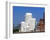 The Neuer Zollhof Building by Frank Gehry at the Medienhafen, Dusseldorf, North Rhine Westphalia-Yadid Levy-Framed Photographic Print