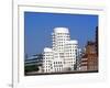 The Neuer Zollhof Building by Frank Gehry at the Medienhafen, Dusseldorf, North Rhine Westphalia-Yadid Levy-Framed Photographic Print