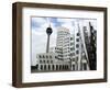 The Neuer Zollhof Building by Frank Gehry at the Medienhafen, Dusseldorf, North Rhine Westphalia-Yadid Levy-Framed Photographic Print