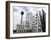 The Neuer Zollhof Building by Frank Gehry at the Medienhafen, Dusseldorf, North Rhine Westphalia-Yadid Levy-Framed Photographic Print