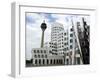 The Neuer Zollhof Building by Frank Gehry at the Medienhafen, Dusseldorf, North Rhine Westphalia-Yadid Levy-Framed Photographic Print