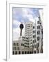 The Neuer Zollhof Building by Frank Gehry at the Medienhafen, Dusseldorf, North Rhine Westphalia-Yadid Levy-Framed Photographic Print