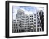 The Neuer Zollhof Building by Frank Gehry at the Medienhafen, Dusseldorf, North Rhine Westphalia-Yadid Levy-Framed Photographic Print