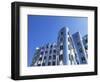 The Neuer Zollhof Building by Frank Gehry, Nord Rhine-Westphalia, Germany-Yadid Levy-Framed Photographic Print