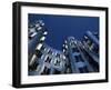 The Neuer Zollhof Building by Frank Gehry, Nord Rhine-Westphalia, Germany-Yadid Levy-Framed Photographic Print