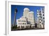 The Neuer Zollhof Building, Media Harbor, Dusseldorf, Germany-Peter Adams-Framed Photographic Print