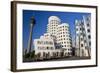 The Neuer Zollhof Building, Media Harbor, Dusseldorf, Germany-Peter Adams-Framed Photographic Print