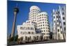 The Neuer Zollhof Building, Media Harbor, Dusseldorf, Germany-Peter Adams-Mounted Photographic Print