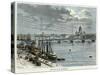 The Neva at St Petersburg, Russia, C1880-null-Stretched Canvas