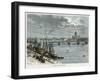 The Neva at St Petersburg, Russia, C1880-null-Framed Giclee Print