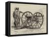 The New 13-Pounder Muzzle-Loading Field Gun-null-Framed Stretched Canvas