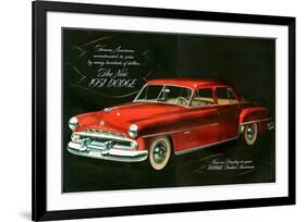 The New 1951 Dodge-null-Framed Premium Giclee Print