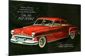 The New 1951 Dodge-null-Mounted Premium Giclee Print