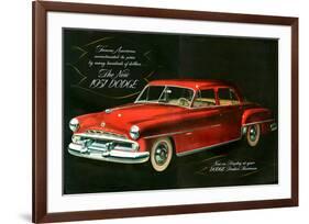 The New 1951 Dodge-null-Framed Premium Giclee Print