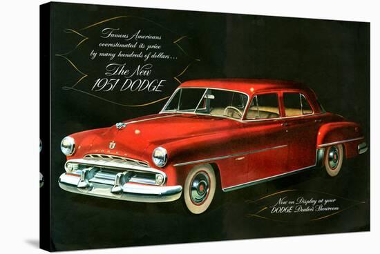The New 1951 Dodge-null-Stretched Canvas