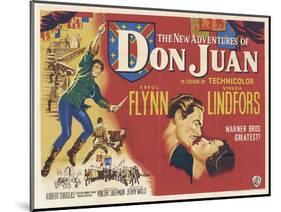 The New Adventures of Don Juan, 1948, "The Adventures of Don Juan" Directed by Vincent Sherman-null-Mounted Giclee Print