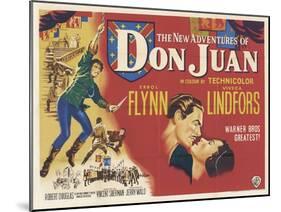 The New Adventures of Don Juan, 1948, "The Adventures of Don Juan" Directed by Vincent Sherman-null-Mounted Giclee Print