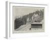 The New Alpine Railway, Ryffelalp Station, on the Way to the Gornergrat-null-Framed Giclee Print