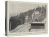 The New Alpine Railway, Ryffelalp Station, on the Way to the Gornergrat-null-Stretched Canvas