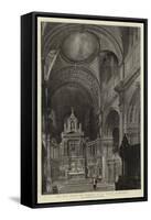 The New Altar and Reredos at St Paul's Cathedral-Henry William Brewer-Framed Stretched Canvas