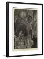 The New Altar and Reredos at St Paul's Cathedral-Henry William Brewer-Framed Giclee Print