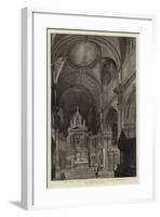 The New Altar and Reredos at St Paul's Cathedral-Henry William Brewer-Framed Giclee Print