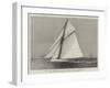 The New American Steel Sloop Yacht Volunteer-null-Framed Giclee Print