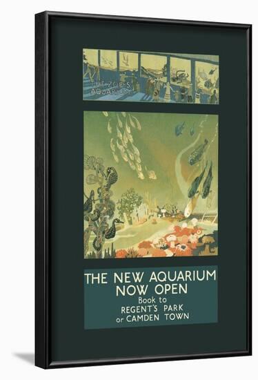 The New Aquarium Now Open-George Sheringham-Framed Art Print