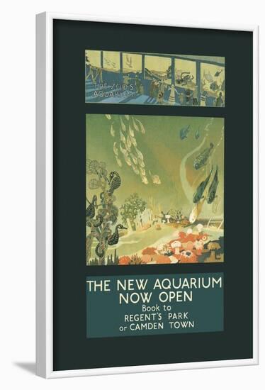 The New Aquarium Now Open-George Sheringham-Framed Art Print