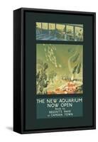 The New Aquarium Now Open-George Sheringham-Framed Stretched Canvas