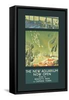 The New Aquarium Now Open-George Sheringham-Framed Stretched Canvas