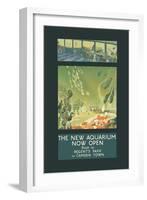 The New Aquarium Now Open-George Sheringham-Framed Art Print