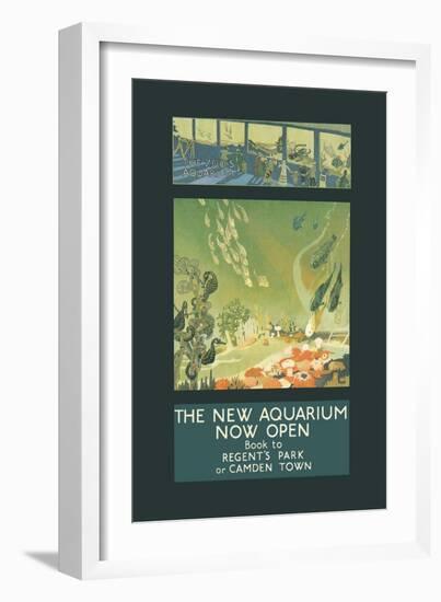 The New Aquarium Now Open-George Sheringham-Framed Art Print