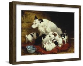 The New Arrivals, 19th Century-Henriette Ronner Knip-Framed Giclee Print