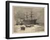 The New Australian Steamer Orient Entering Hobson's Bay, Melbourne-William Lionel Wyllie-Framed Giclee Print