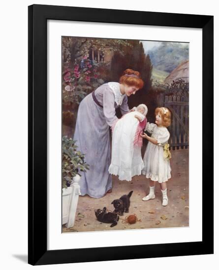 The New Baby-Arthur Elsley-Framed Premium Giclee Print