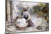 The New Baby-Myles Birket Foster-Mounted Giclee Print