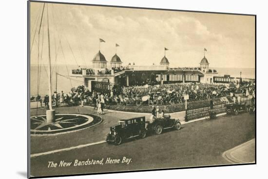 The New Bandstand, Herne Bay, Kent-null-Mounted Giclee Print