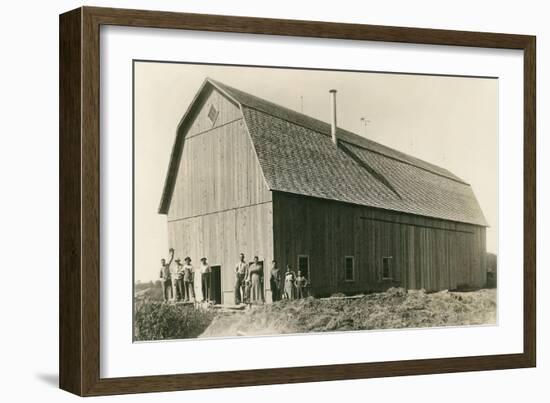 The New Barn-null-Framed Art Print