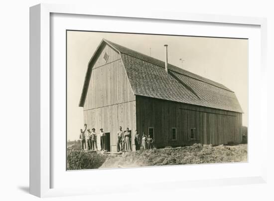 The New Barn-null-Framed Art Print