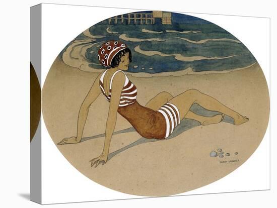 The New Bathing Suit-Gerda Wegener-Stretched Canvas