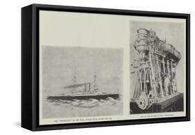 The New Battle-Ship Vengeance-null-Framed Stretched Canvas