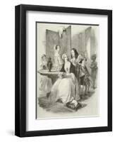 The New Beauty, the Court of Queen Anne-Joseph Nash-Framed Giclee Print