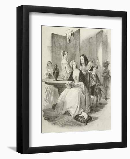The New Beauty, the Court of Queen Anne-Joseph Nash-Framed Giclee Print