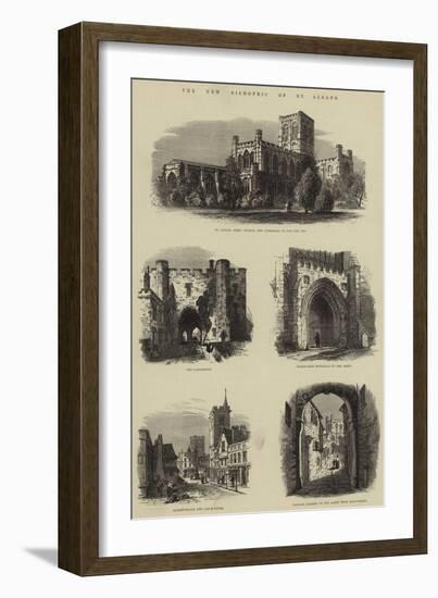 The New Bishopric of St Albans-null-Framed Giclee Print