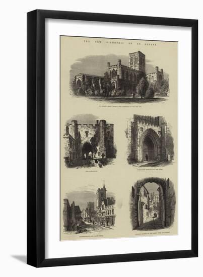 The New Bishopric of St Albans-null-Framed Giclee Print